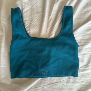 Green SET active sports bra